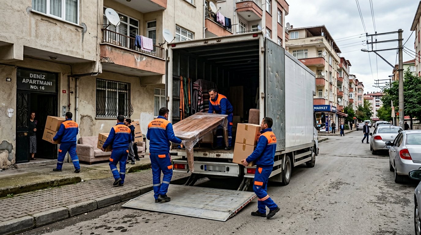 asansör aracının konumlandırılması