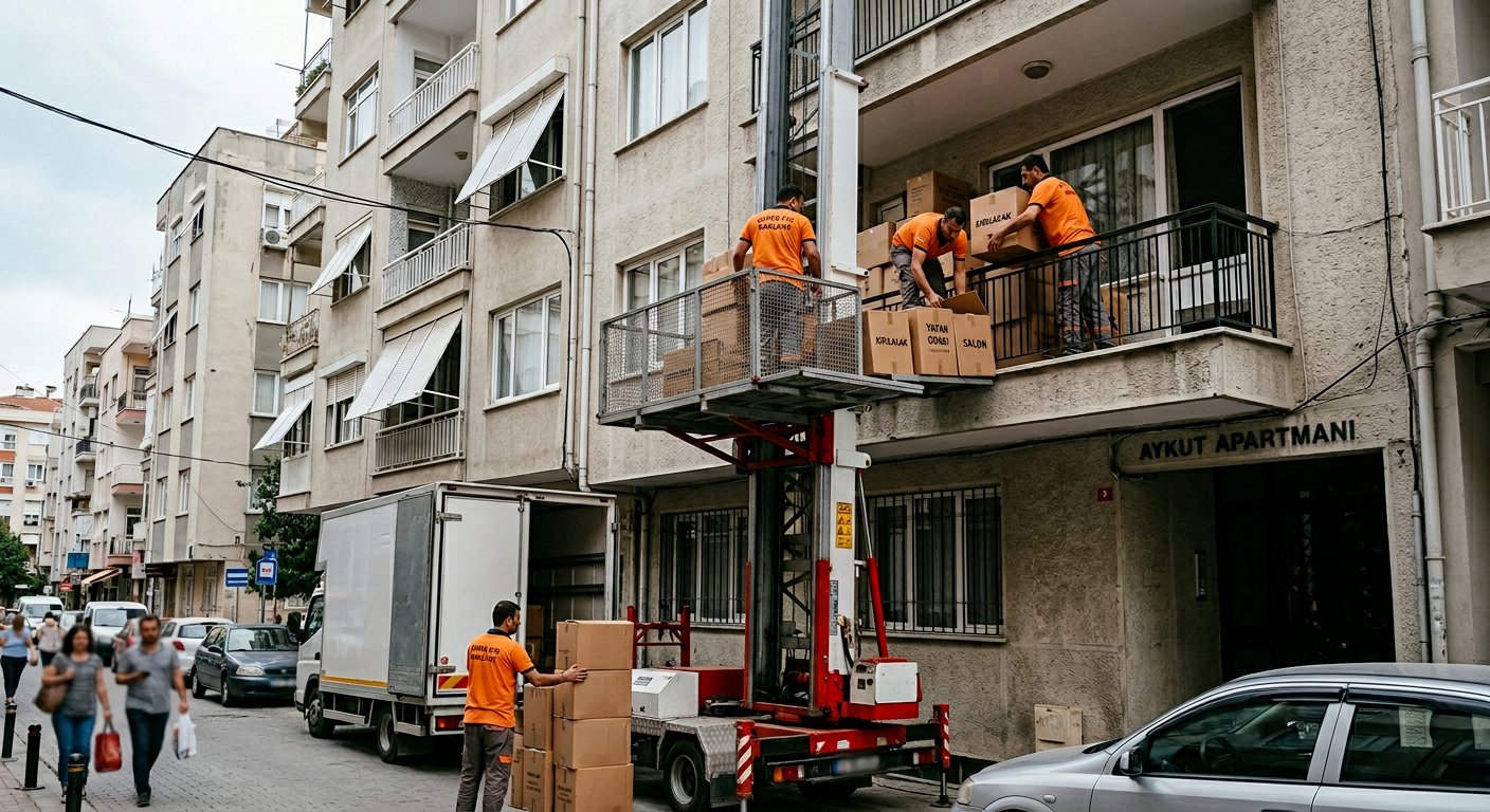 Süleymanpaşa Asansörlü Nakliye çalışma aşaması 1