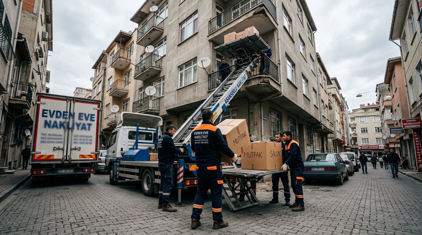 Süleymanpaşa Asansörlü Nakliye çalışma aşaması 3